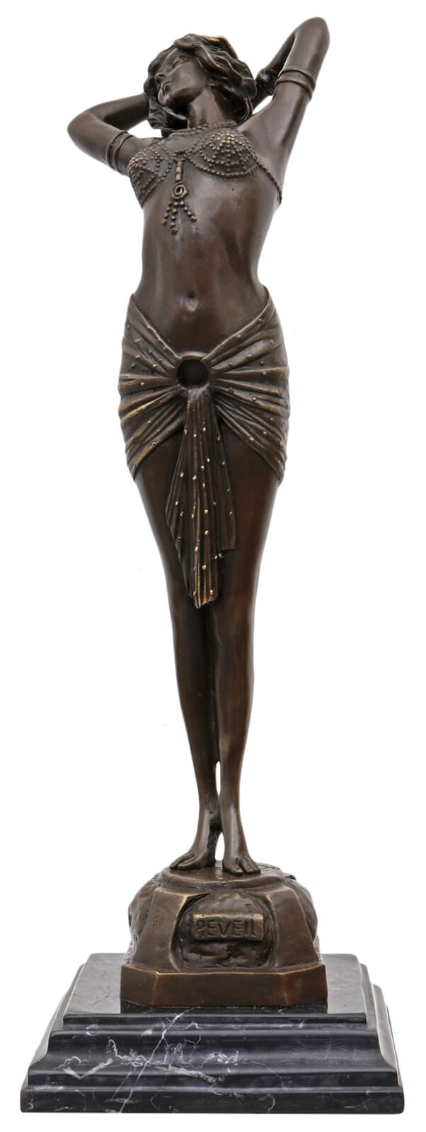 Bronzeskulptur Erotik erotische Kunst im Antik-Stil Bronze Figur Statue 42cm