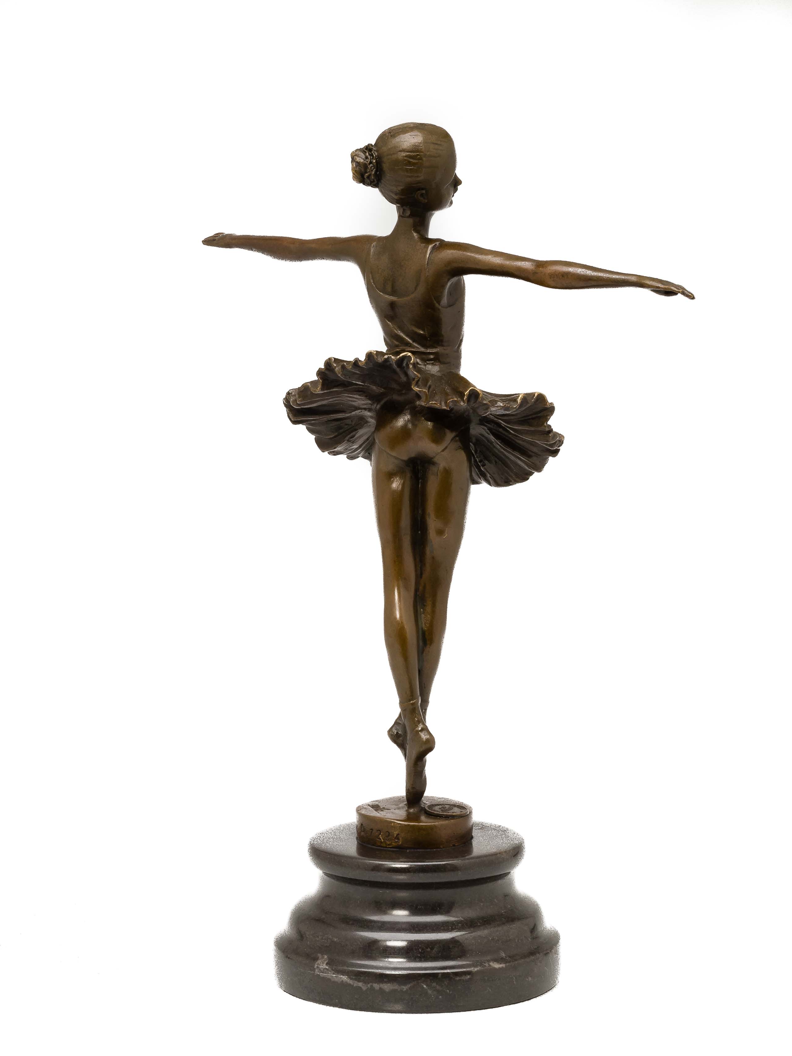 Bronzeskulptur Tänzerin Ballerina Bronzefigur Bronze Skulptur Ballett sculpture