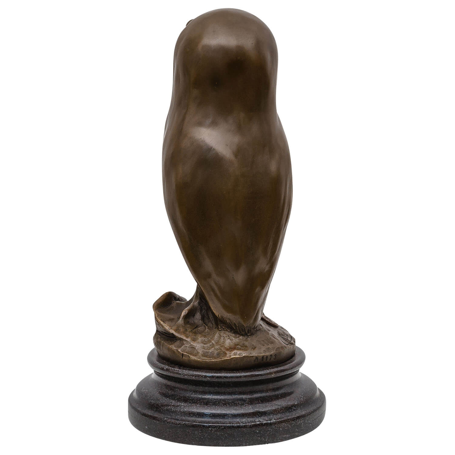Bronzeskulptur Eule Uhu Vogel Bronze Bronzefigur Figur Skulptur 27cm