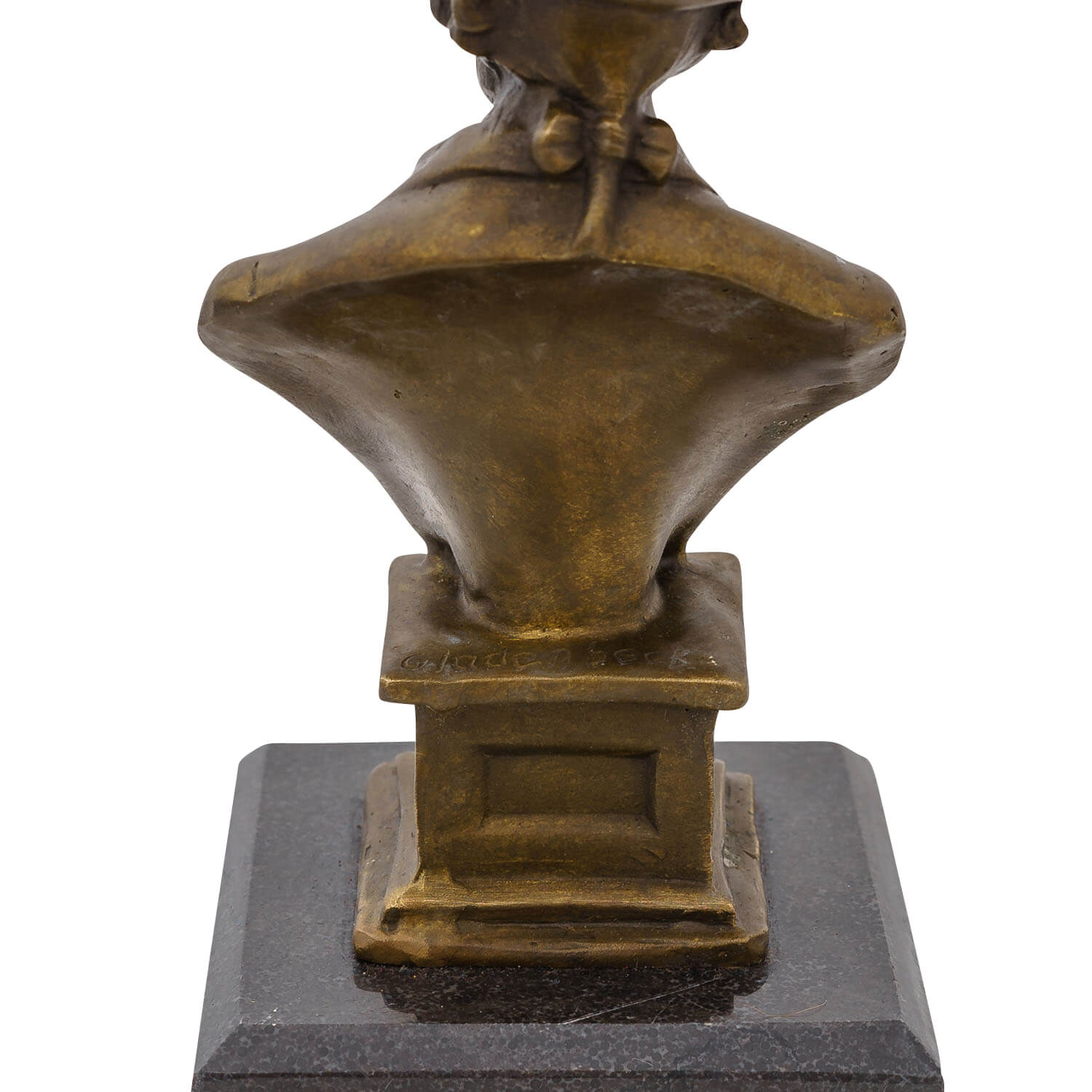 Bronzefigur Kaiser Friedrich Der Alte Fritz Büste Bronze Skulptur Figur 19cm