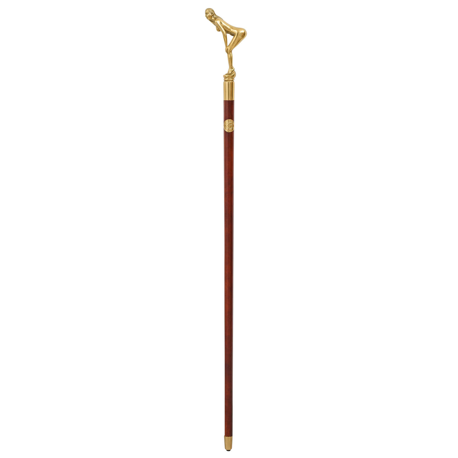 Spazierstock Bronzeskulptur Gehstock Erotik Kunst Flanierstock Antik-Stil - 96cm