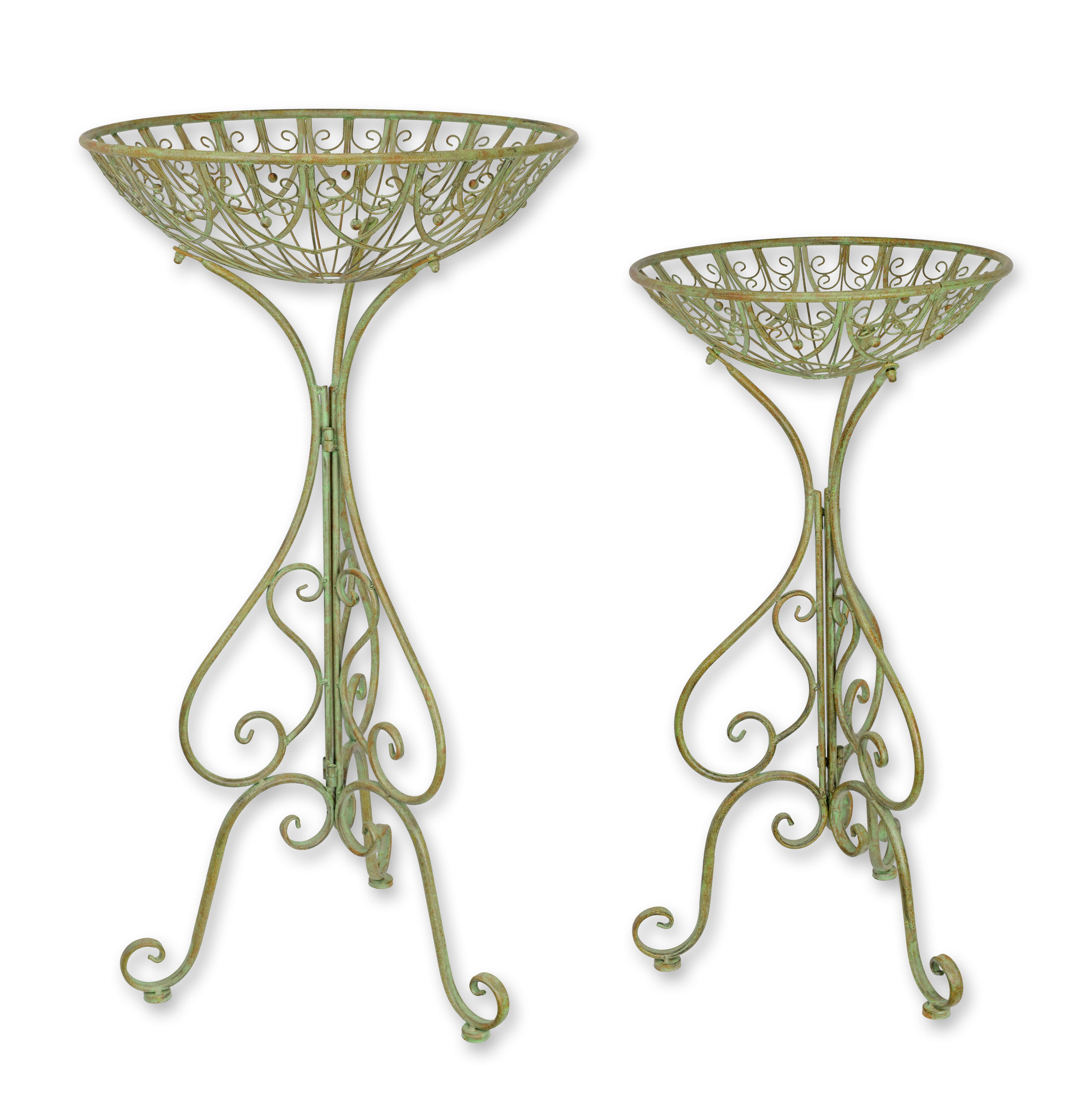 Paar Schalen für Blumen oder Utensilien Replikat Retro Design Dekoration