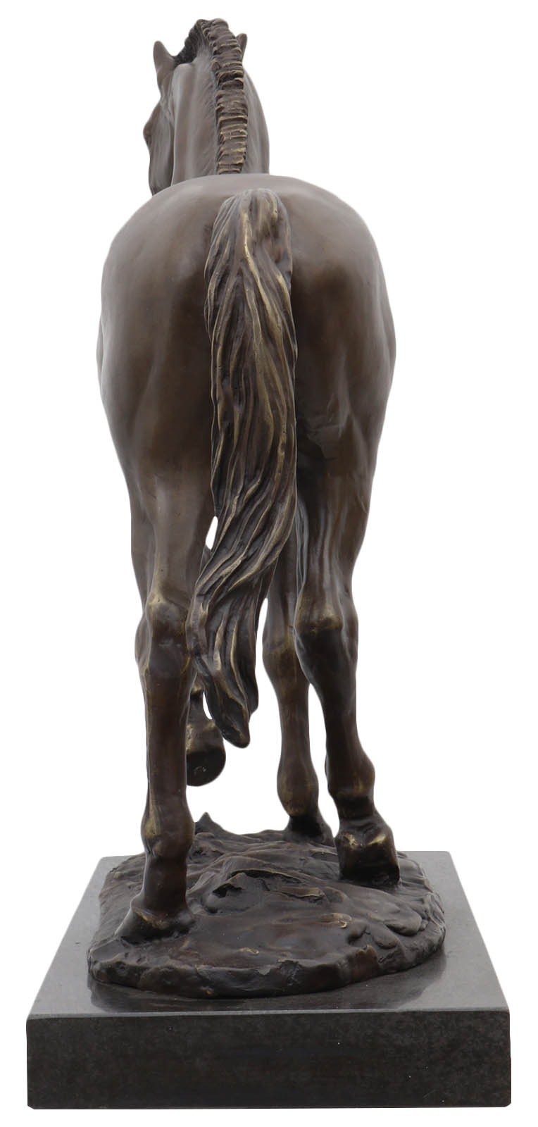 Bronzeskulptur Pferd im Antik-Stil Bronze Figur Statue 60cm