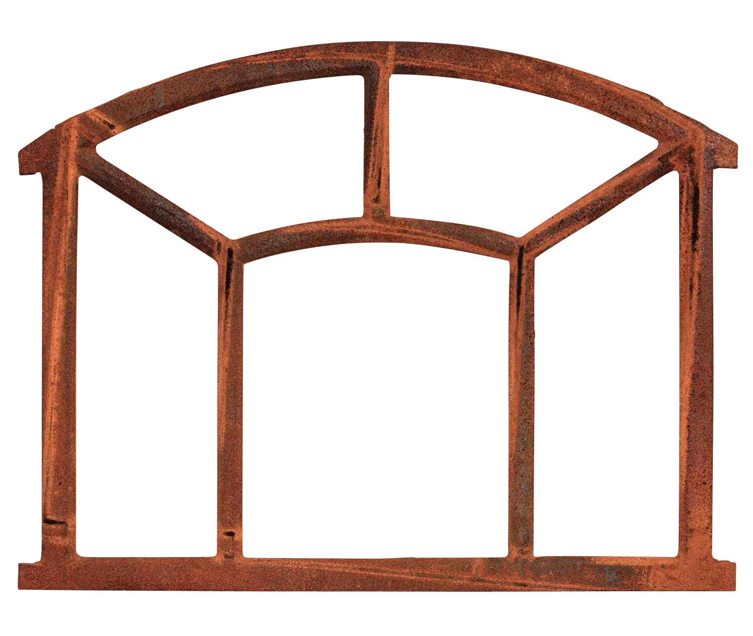 Nostalgie Stallfenster 48x62,5cm Fenster Eisen Rahmen rostig Antik-Stil iron