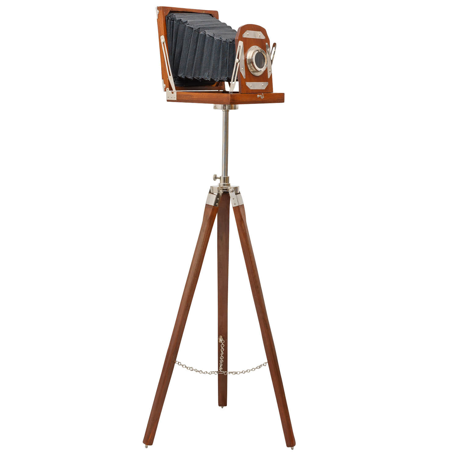 Plattenkamera Stativ Kamera Studio Atelier Dekoration Antik-Stil 130cm