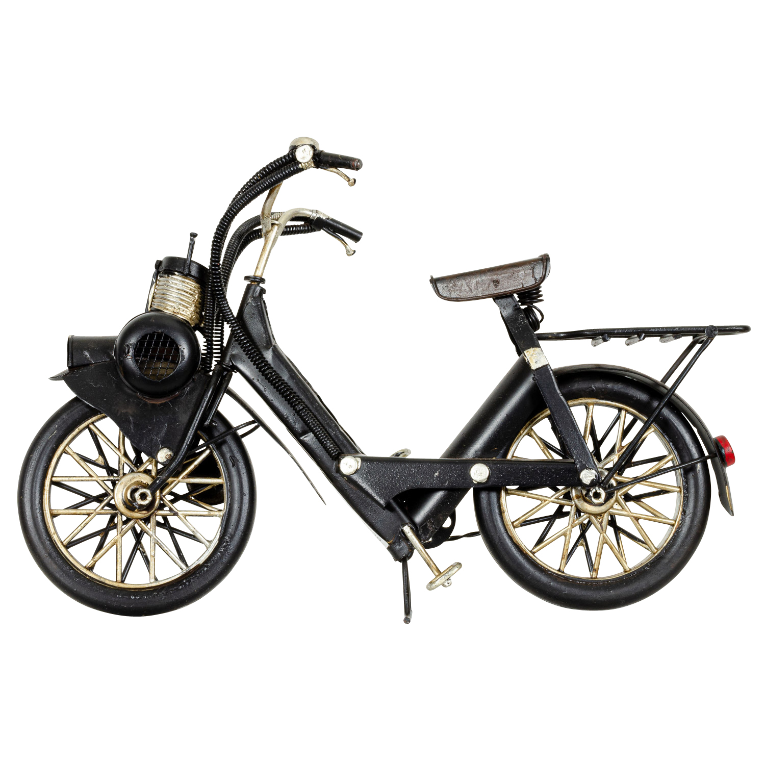 Modell Fahrrad Mofa Mofamodell Moped Nostalgie Blech Metall Antik-Stil 25cm