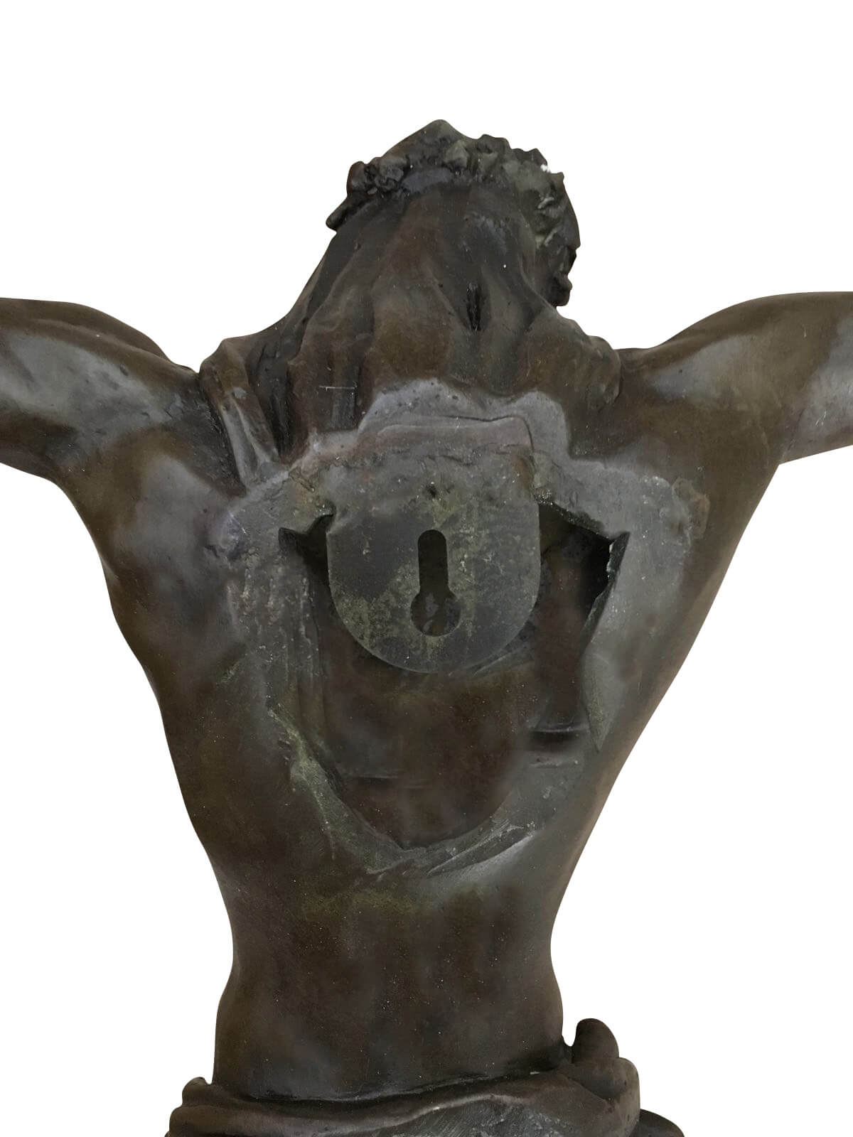 Bronzeskulptur Korpus Jesus Christ Kreuzigung Bronze Skulptur Figur sculpture