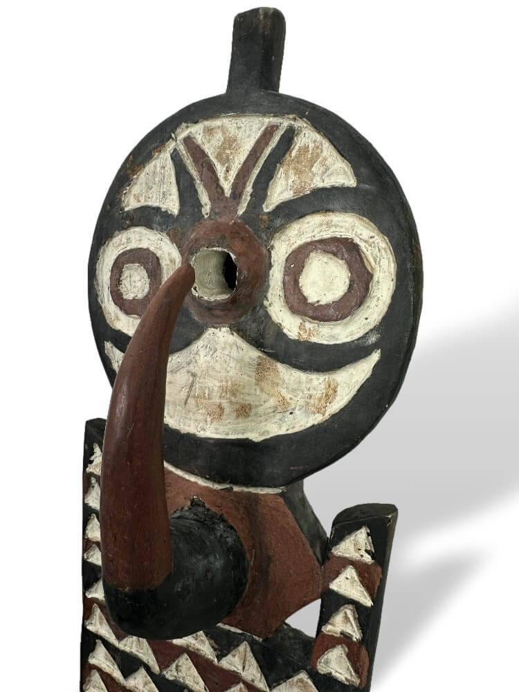 figurine, Holzschnitzerei, maskenförmig, statue, handgefertigt