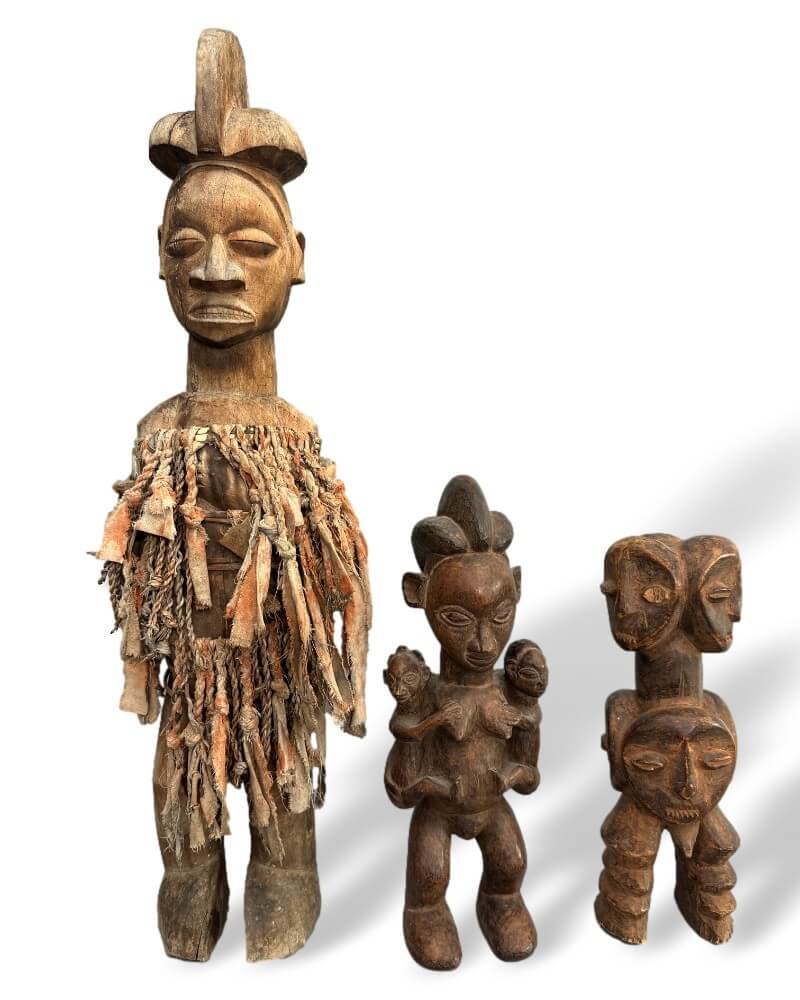 木像, Maskenfigur, Holzfigur, Skulptur, Figurengruppe