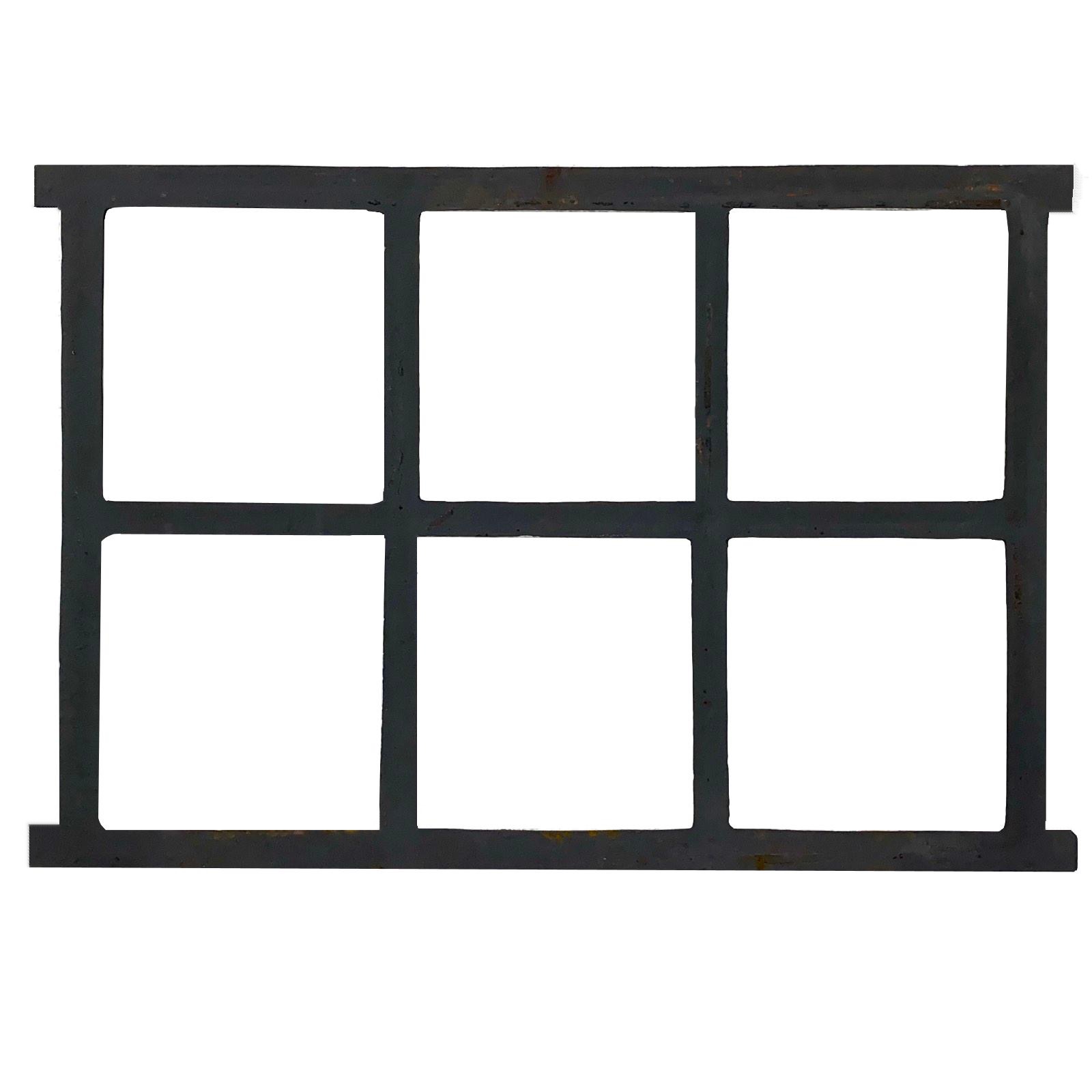 Stallfenster Fenster Scheunenfenster Eisen grau 68cm Antik-Stil Eisenfenster