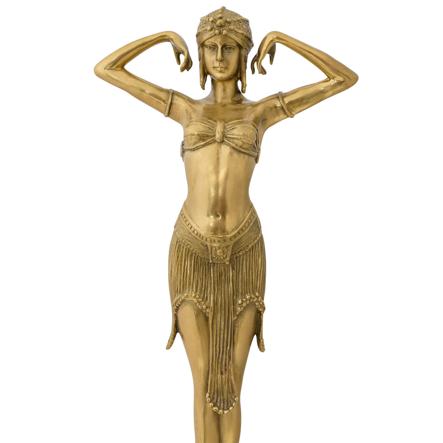 Bronzeskulptur Tänzerin Bronze Skulptur Figur Statue Tanz Art-Deco-Stil (a)