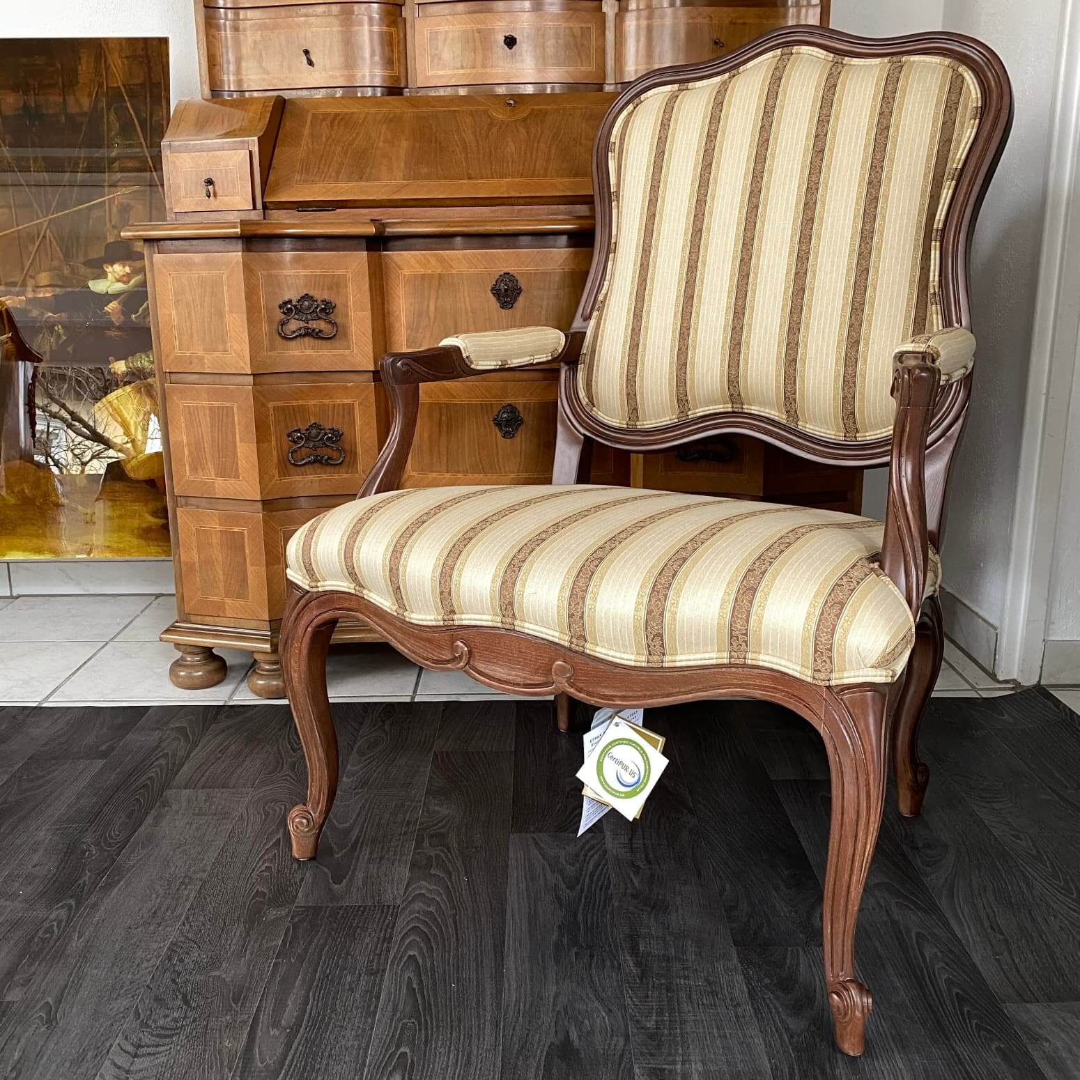 Neuer Armlehnstuhl Sessel Ethan Allen USA Chantel Chair Fauteuil Accent Chair