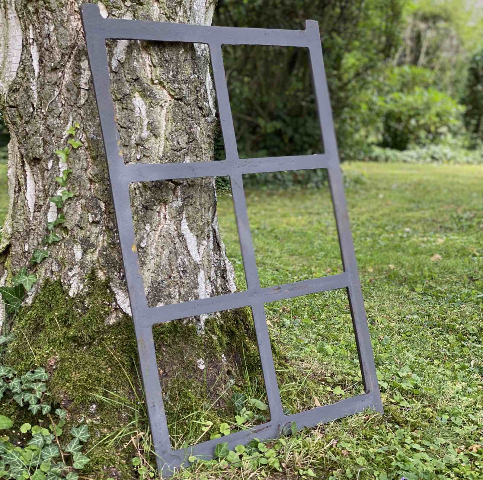 Stallfenster Fenster Scheunenfenster Eisen grau 68cm Antik-Stil Eisenfenster