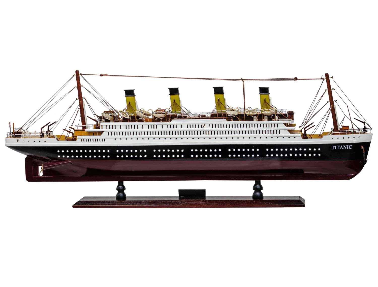 Modello di nave Titanic legno modello di nave nave 80cm nessun kit