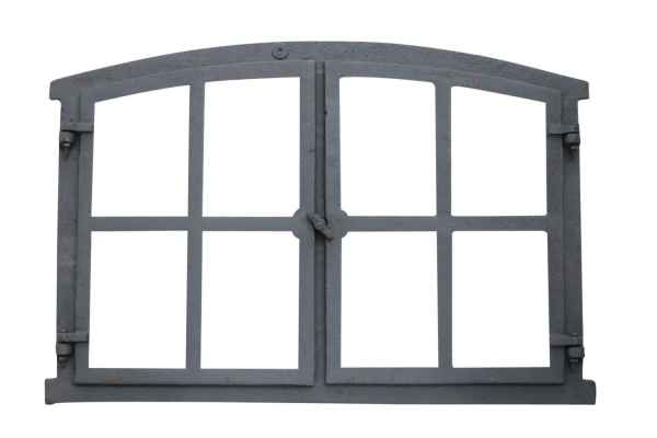 Stallfenster Fenster zum Öffnen Scheunenfenster Eisen grau 74 x 51cm  Antik-Stil