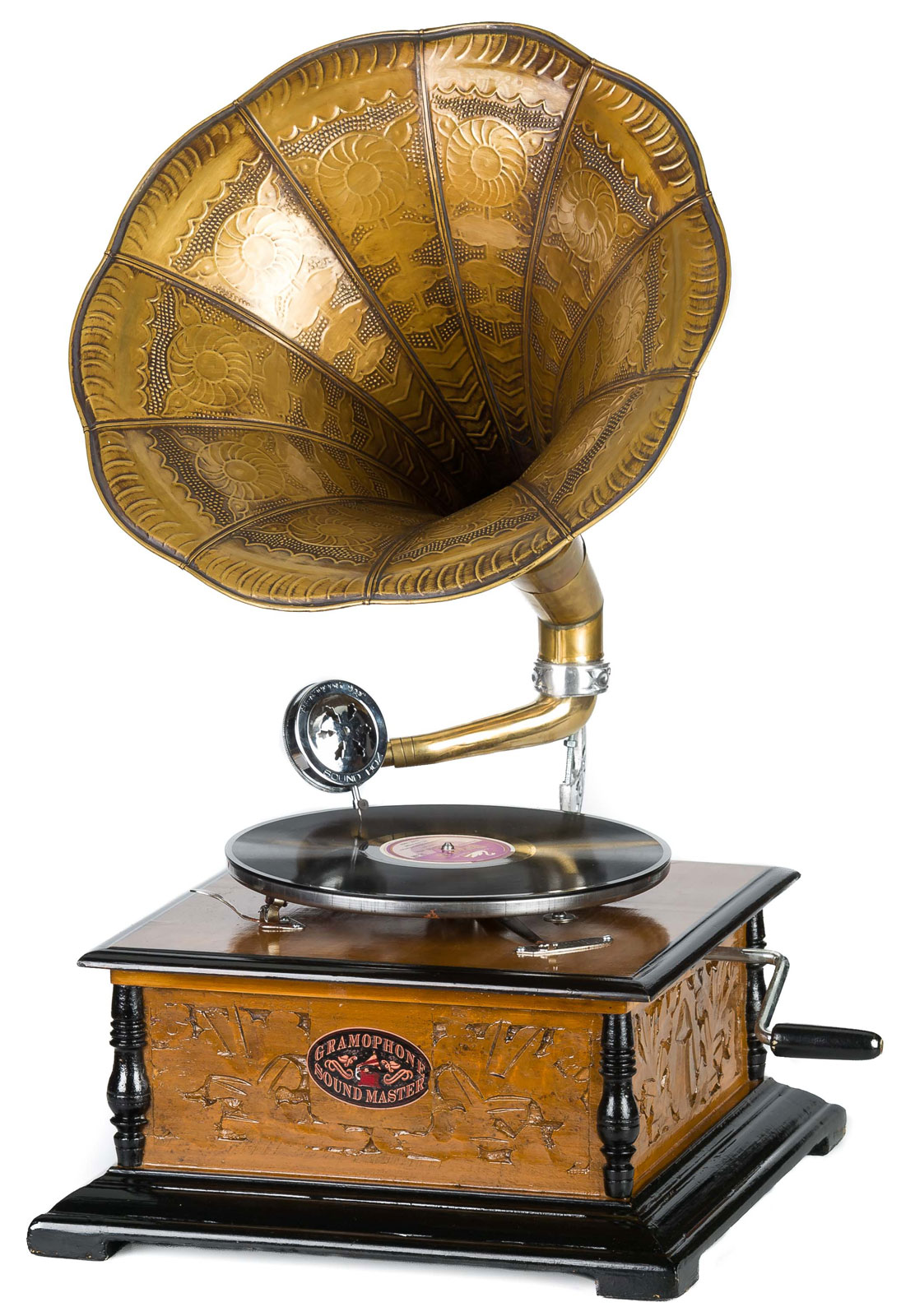 Gramophone Ancien avec Pavillon  Gramophone – Heritage Vintage™