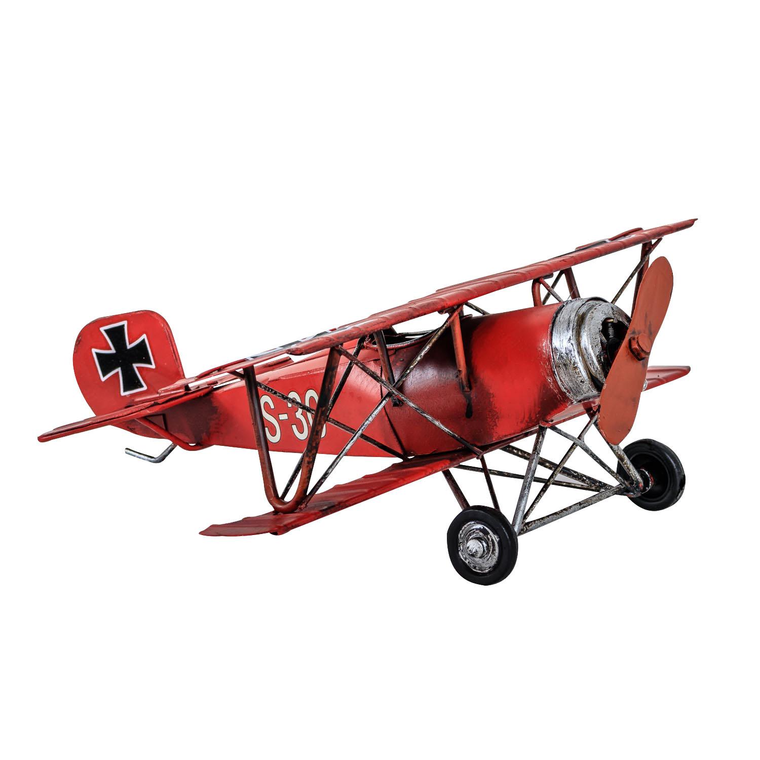 rode baron vliegtuigmodel metaal antieke stijl | Nederland