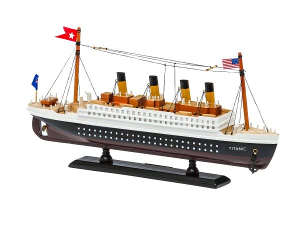 Maquette navire modèle Titanic naritime bois 35cm pas de kit