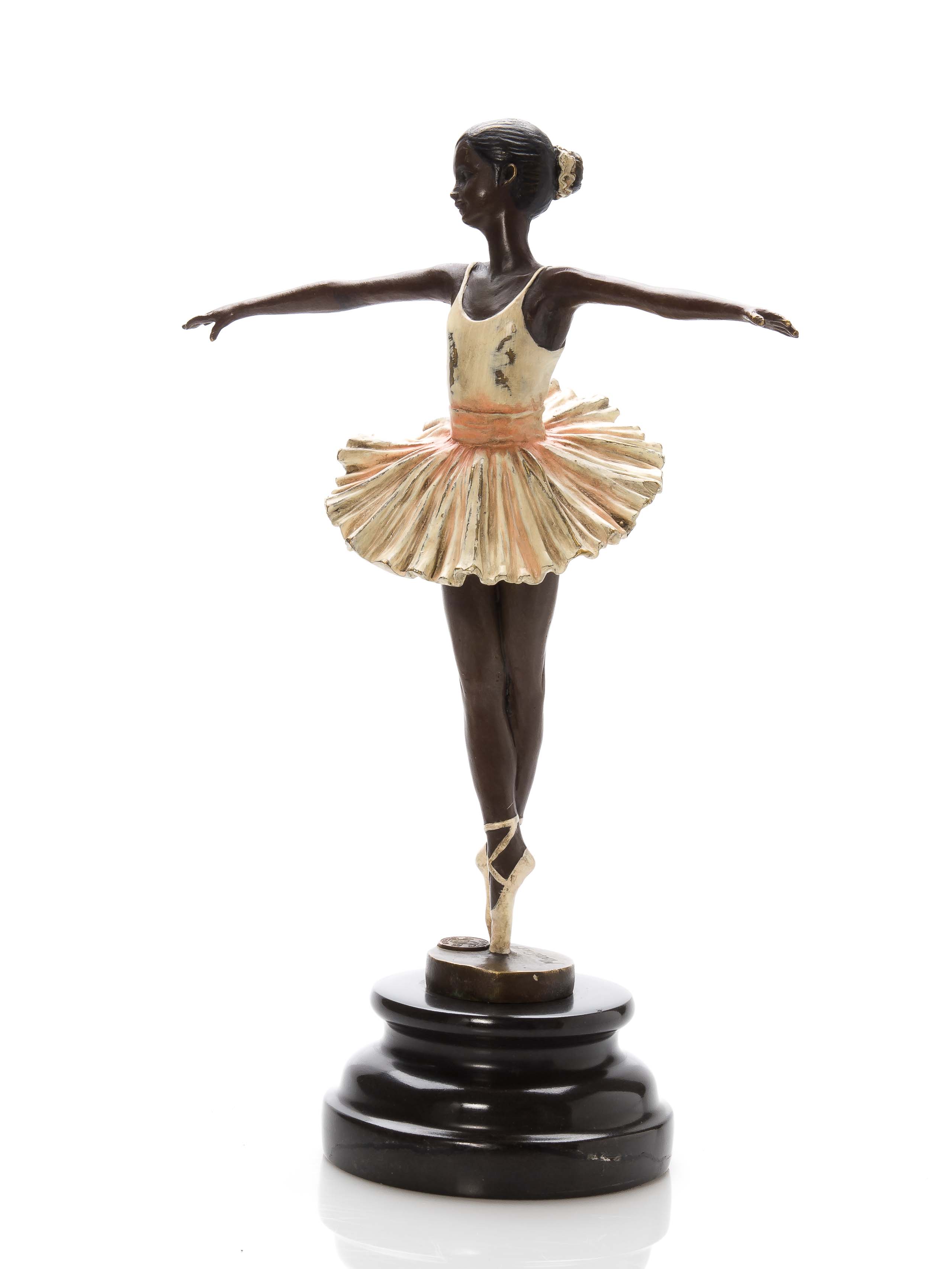 universitetsområde Mangle bacon Bronze Skulptur Ballett Tänzerin Ballerina dancer Antik-Stil sculpture  figure | aubaho ®