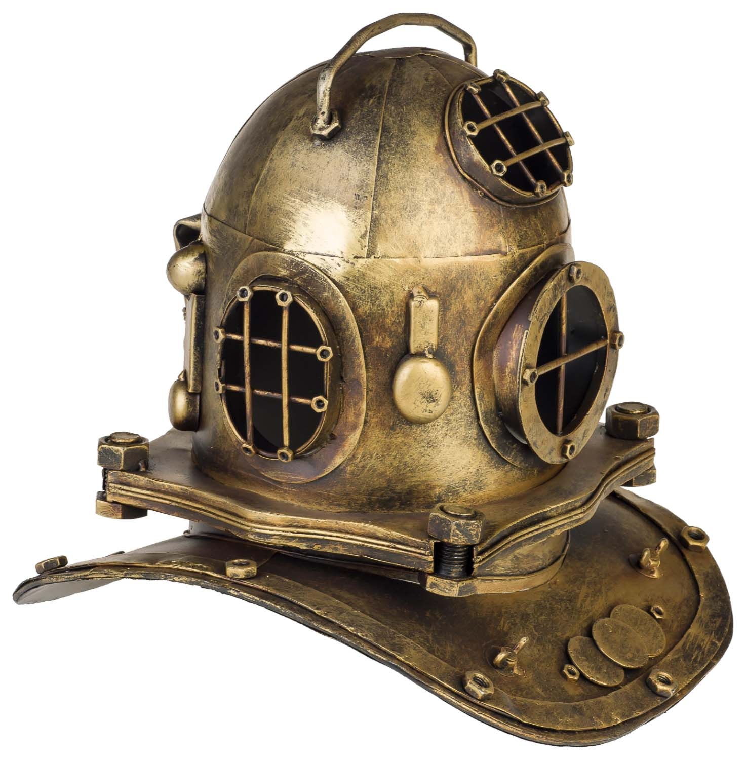 Diving helmet maritime 32cm metal under water antique style | eBay